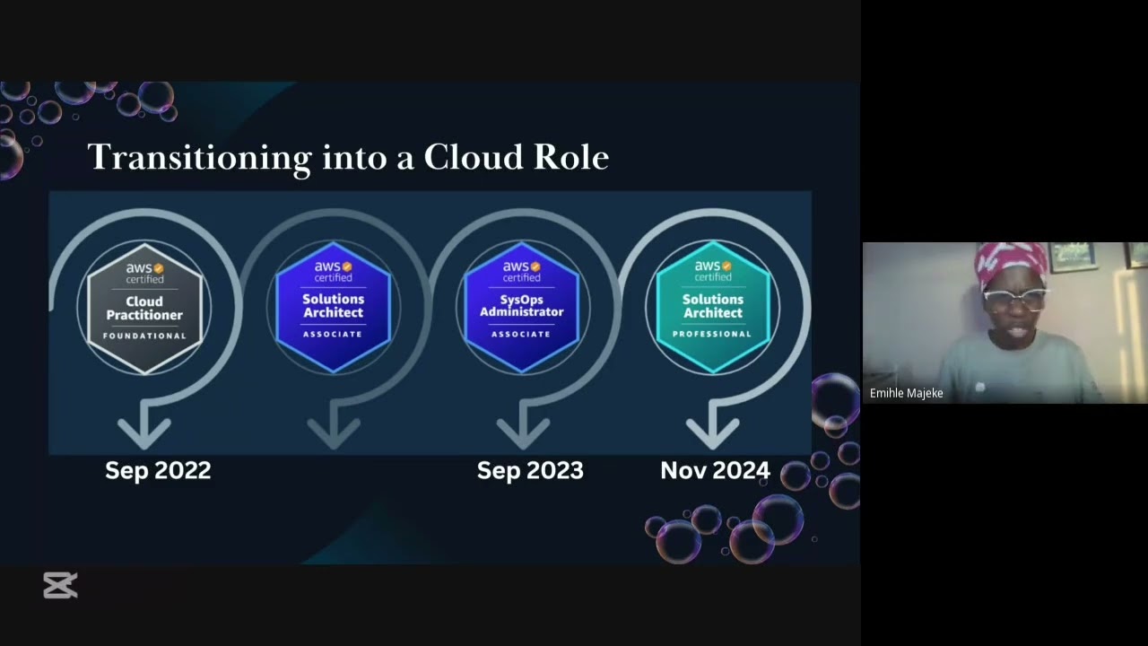 Emihle&rsquo;s #aws  #Sip&Cloud,From Challenges to Cloud Success | #Emihle Majeke&rsquo;s AWS Winning Strategy