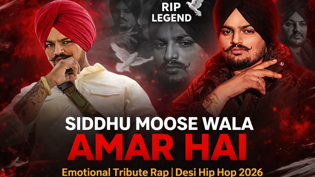 Siddhu Moose Wala Amar Hai | Emotional Tribute Rap | Desi Hip Hop 2026