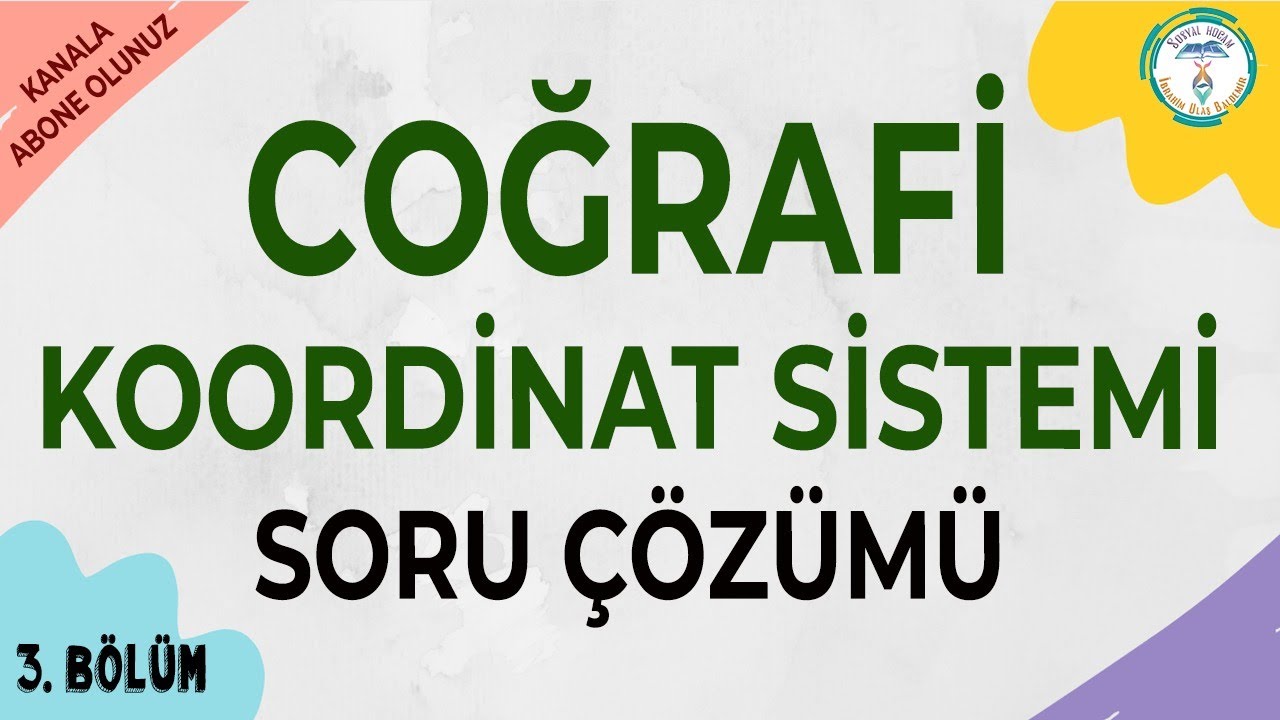 Coğrafi Koordinat Sistemi | 2022 TYT Coğrafya Soru Çözümü