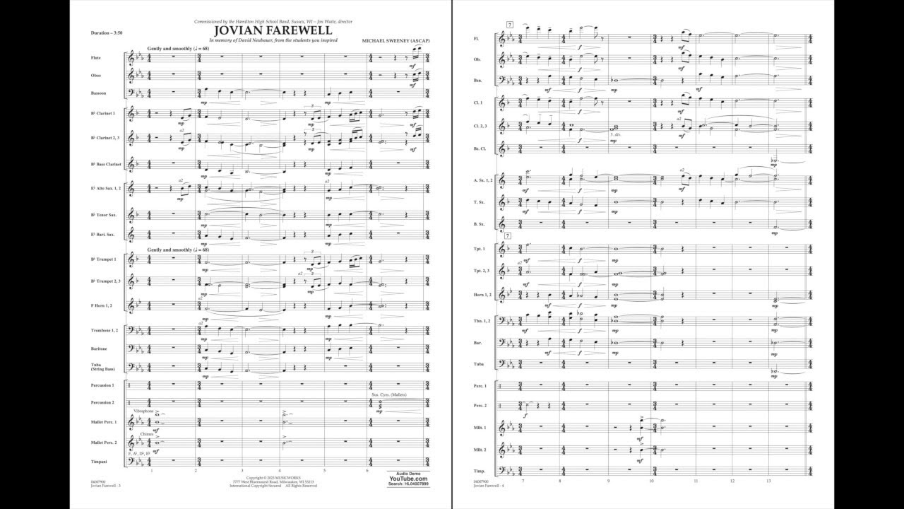 Jovian Farewell by Michael Sweeney