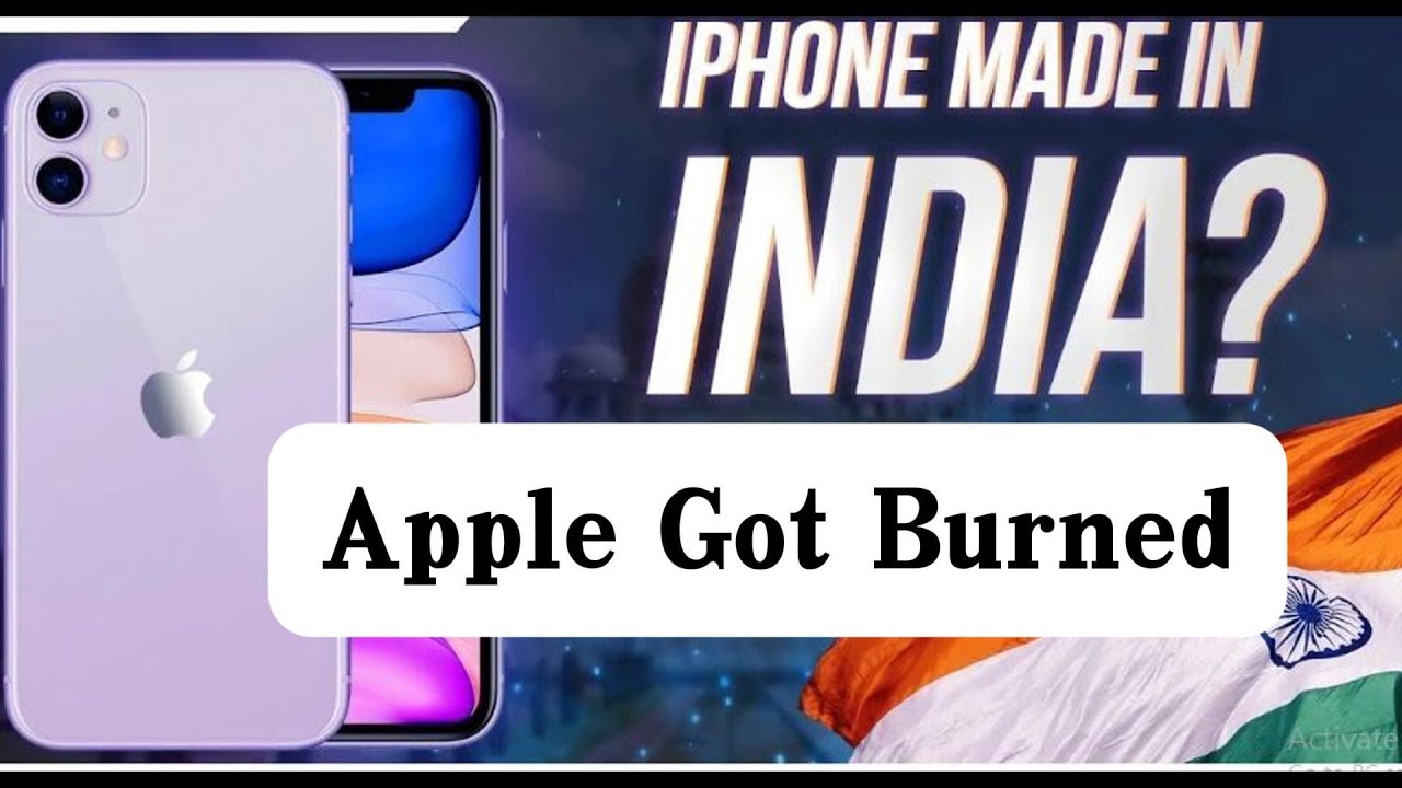 Apple потерпела крах после переноса производства из Китая в Индию