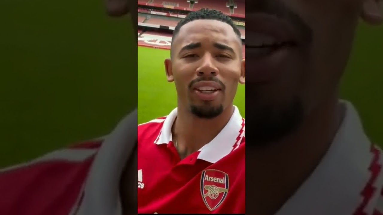 Arsenal fc. incoming message from Gabriel Jesus Brazil international.