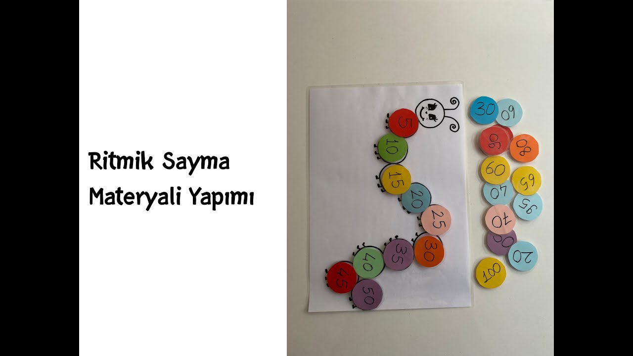 Ritmik Sayma Materyali Yapımı