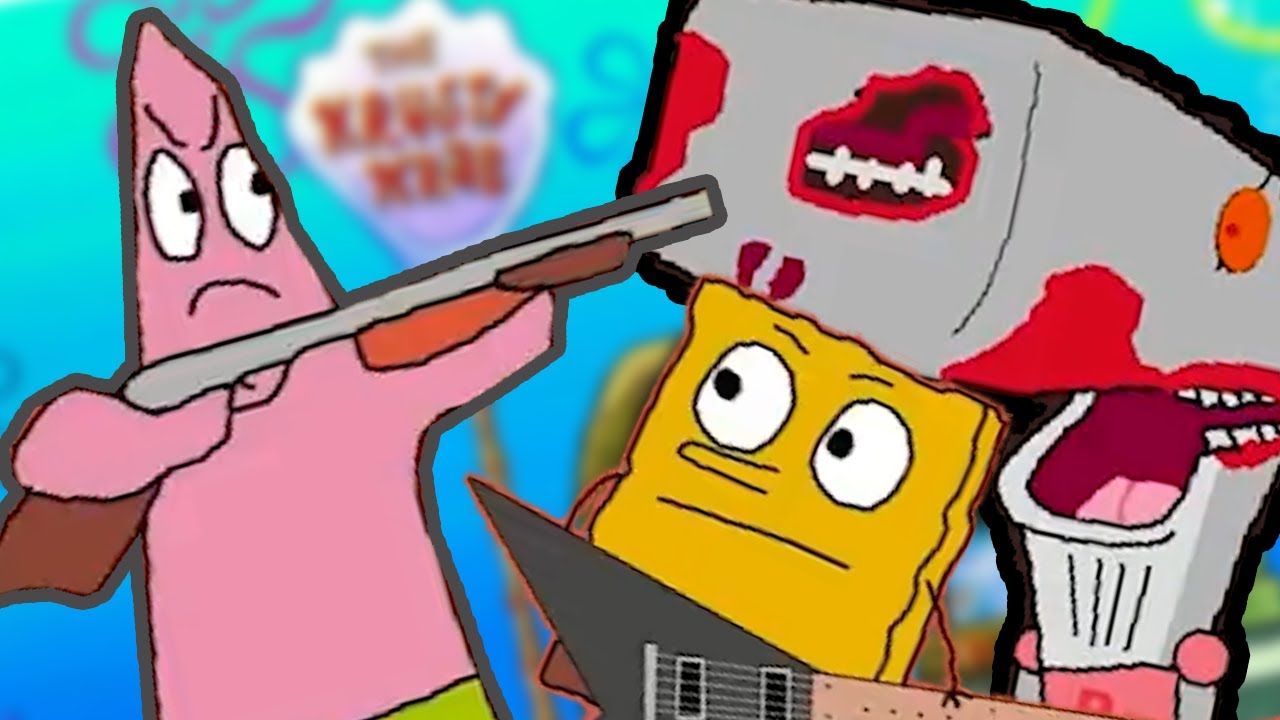 Edgy MS Paint Spongebob