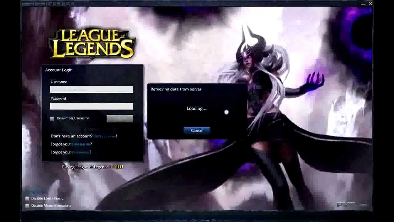 League Of Legends Pvp.net login failure