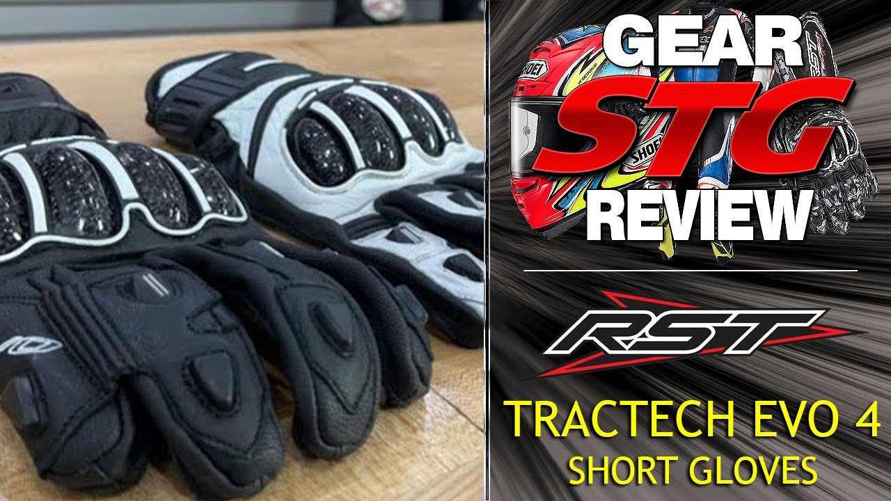 RST TracTech EVO 4 Short Gloves Review | Sportbike Track Gear