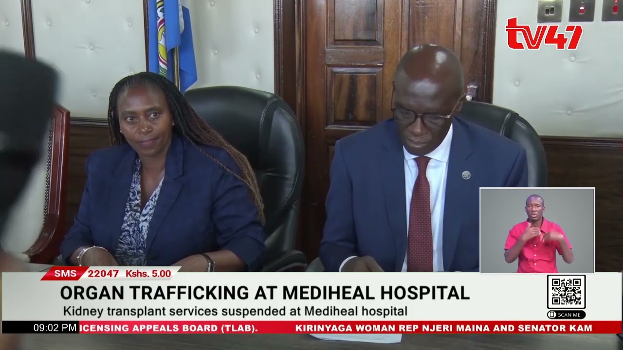 Two MOH officials suspended over claims of organ trafficking at Mediheal Hospital in Eldoret