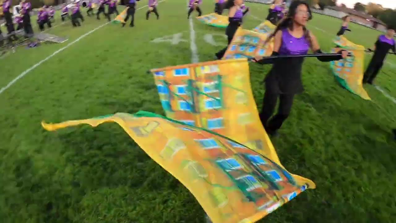 2023 Color Guard GoPro - Led Zeppelin Show - Waukegan Bulldog Marching Band Showcase Performance