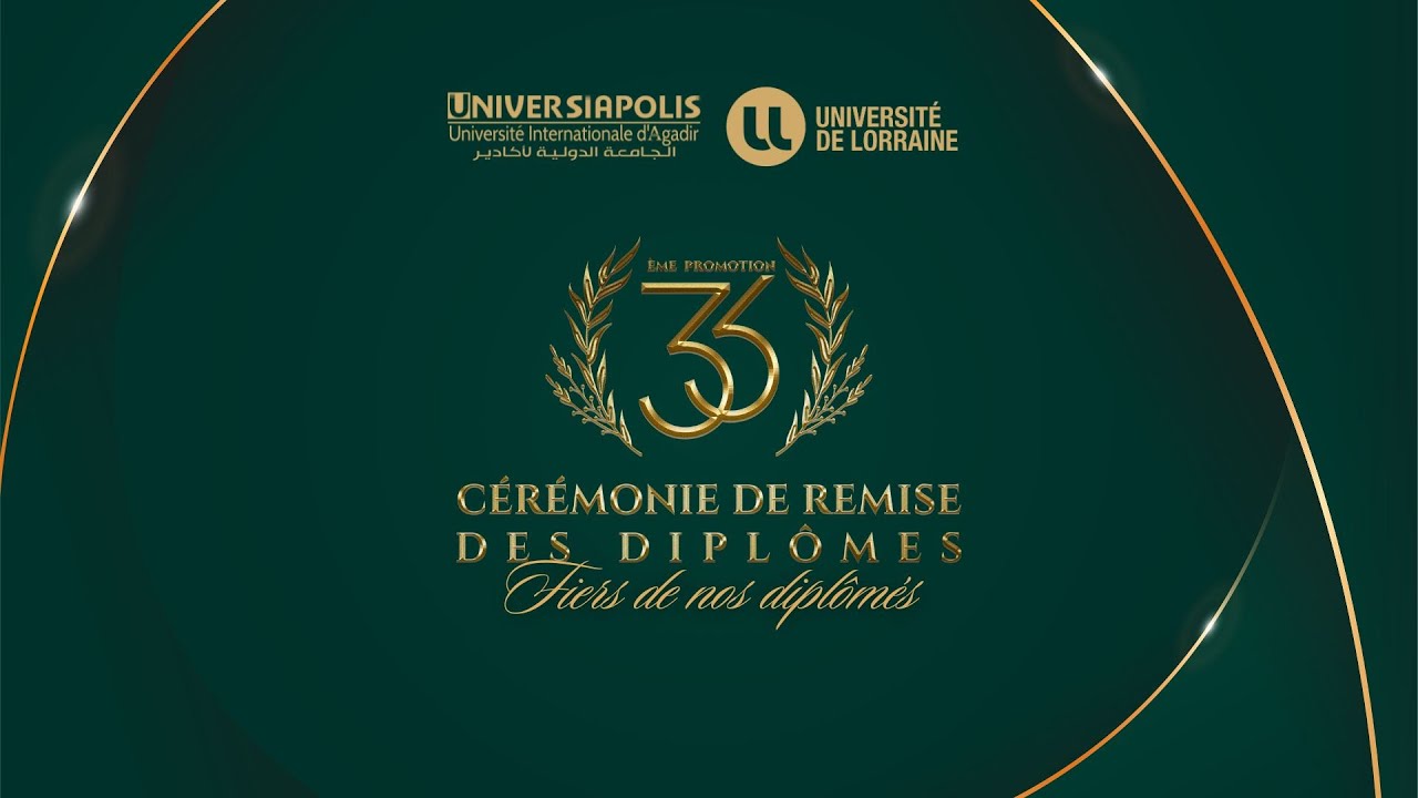 C&eacute;r&eacute;monie de Remise des Dipl&ocirc;mes - 33e Promotion