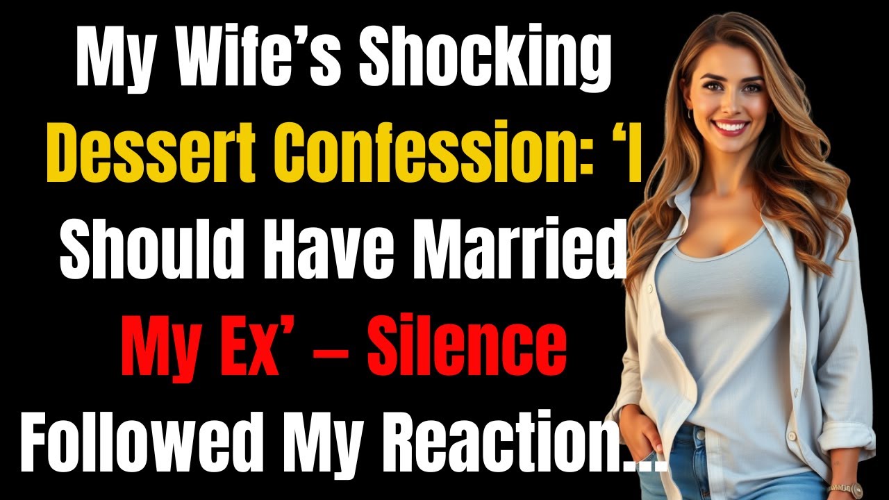My Wife’s Shocking Dessert Confession  ‘I Should Have Married My Ex’ — Silence Followed... 