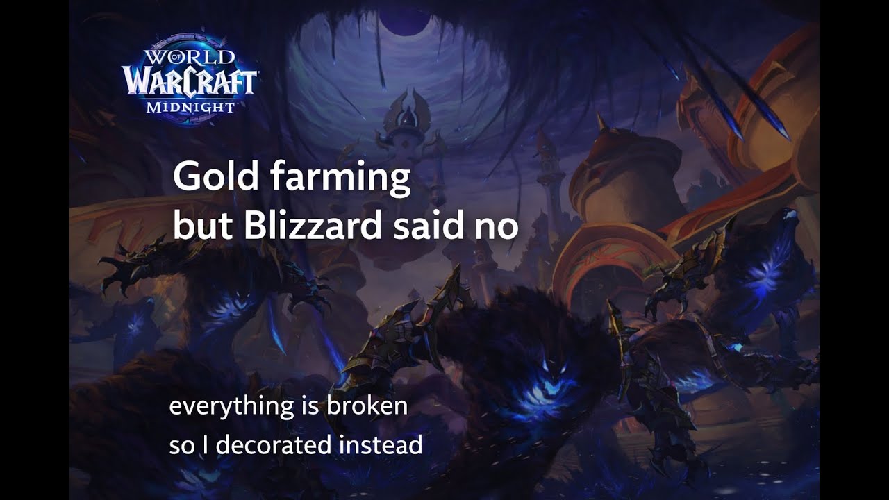 Добыча золота, но Blizzard отказала.