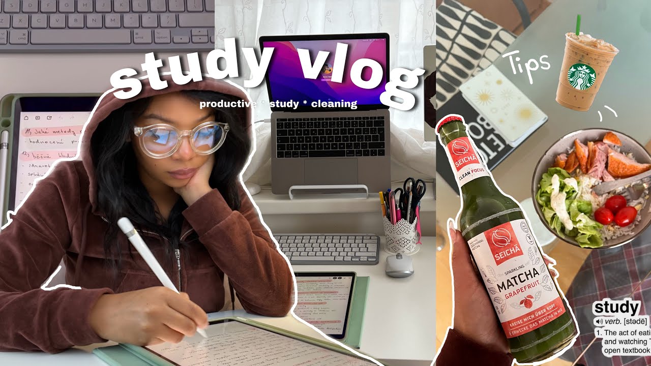 Jak se učit jednodu&scaron;e a efektivně? 📚zkou&scaron;ka za 1 den | m&eacute; rady, tipy 🥸 *produktivn&iacute; vlog*