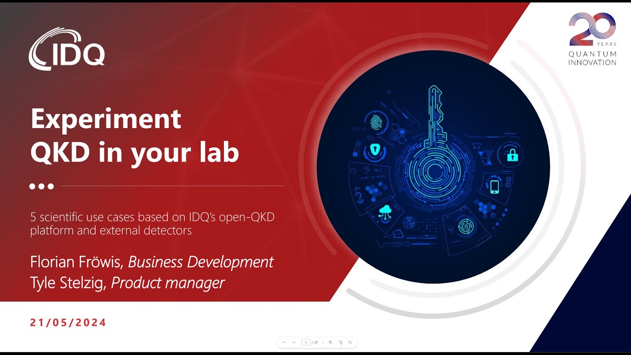Webinar Replay: Experiment QKD in your lab