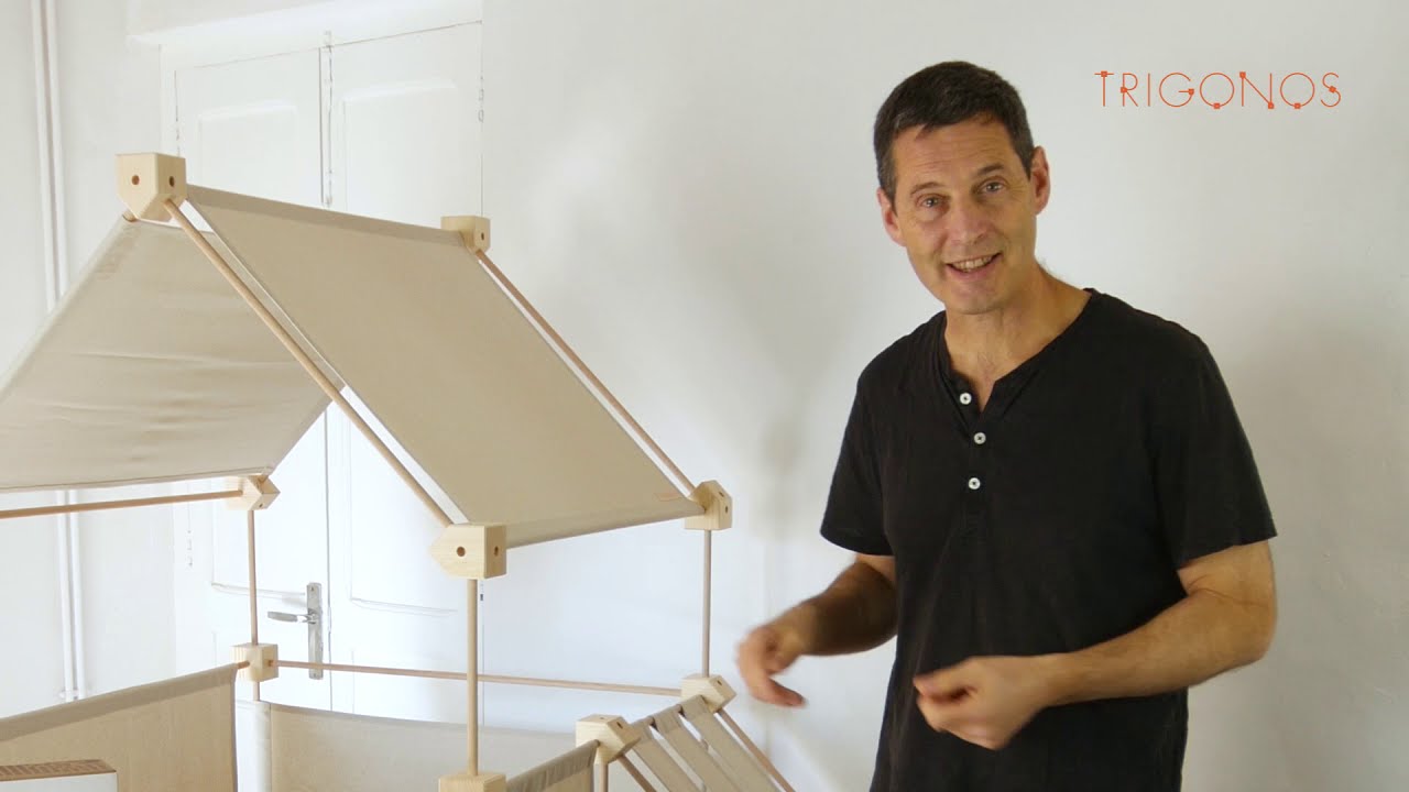 Tr&iacute;gonos | organic construction toy | video introduction