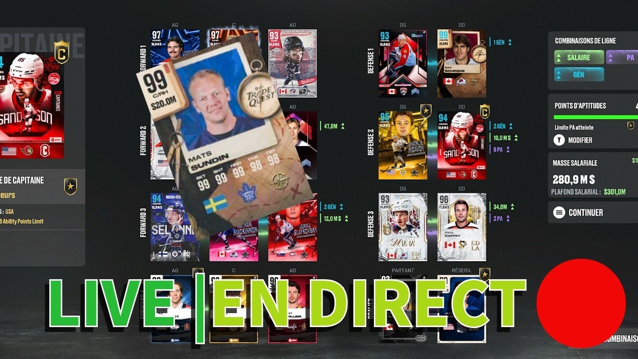 Live du Samedi | Sundin 99 ?? Champs  | NHL 26 HUT LIVE
