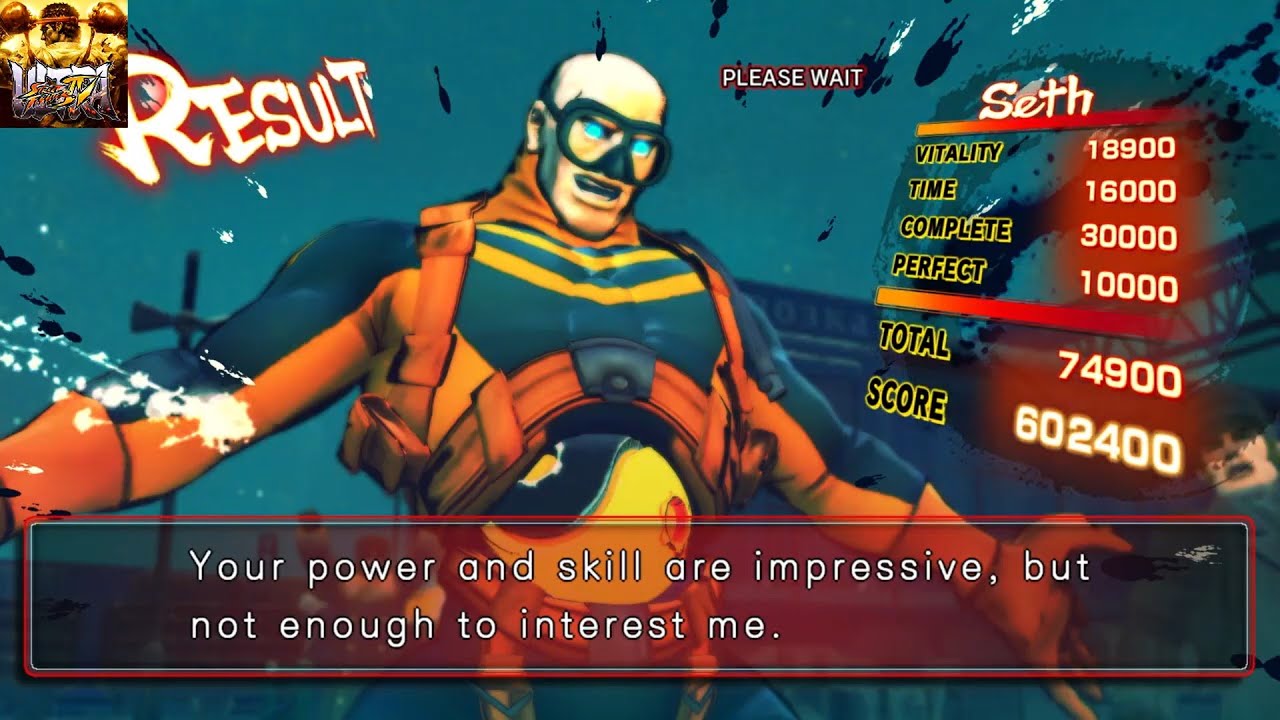 ULTRA STREET FIGHTER IV Seth Arcade Mode IV