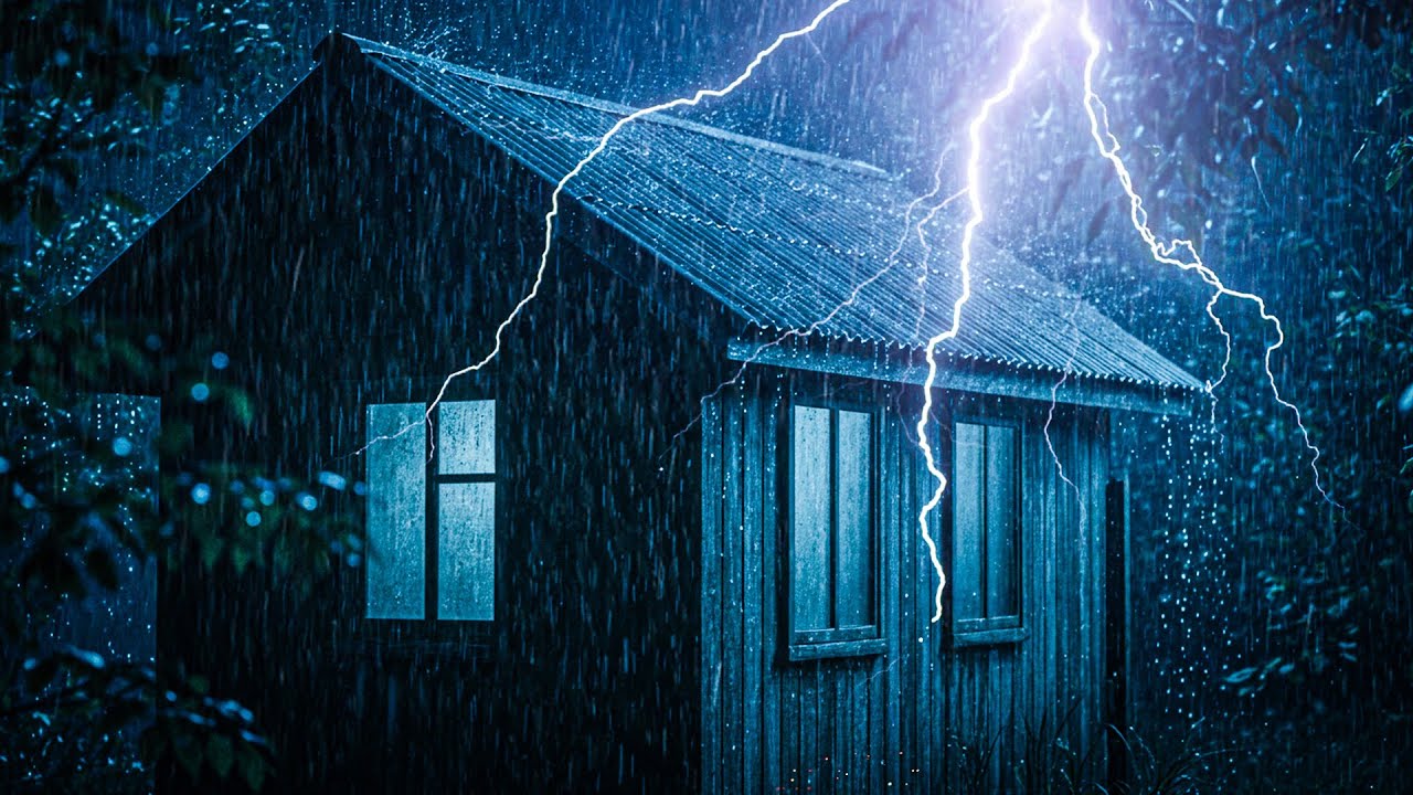Soothing Relaxing Rain Sounds For Stress Relief - Peaceful In Foggy Forest, Rain Sound Natural