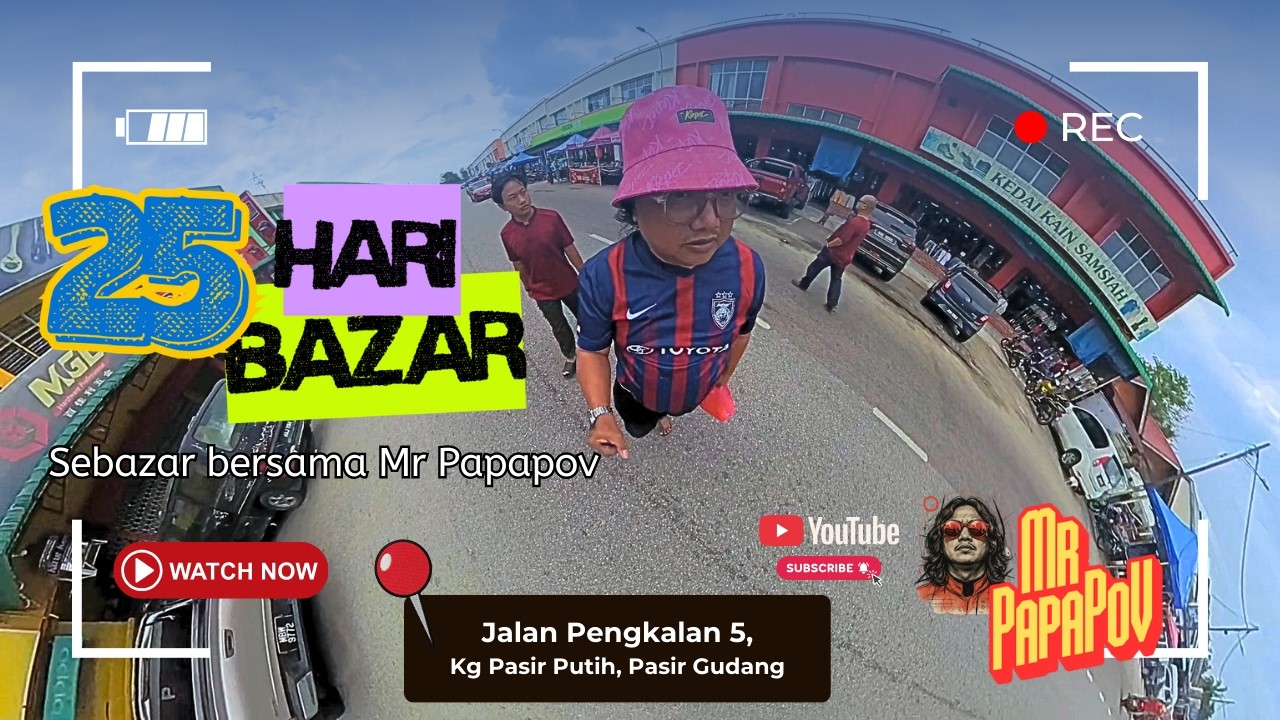 Day 23 | 25Hari 25Bazar - Jalan Pengkalan 5, Kg Pasir Putih – Kecil Tapi Ada Air Kelapa Nenas!