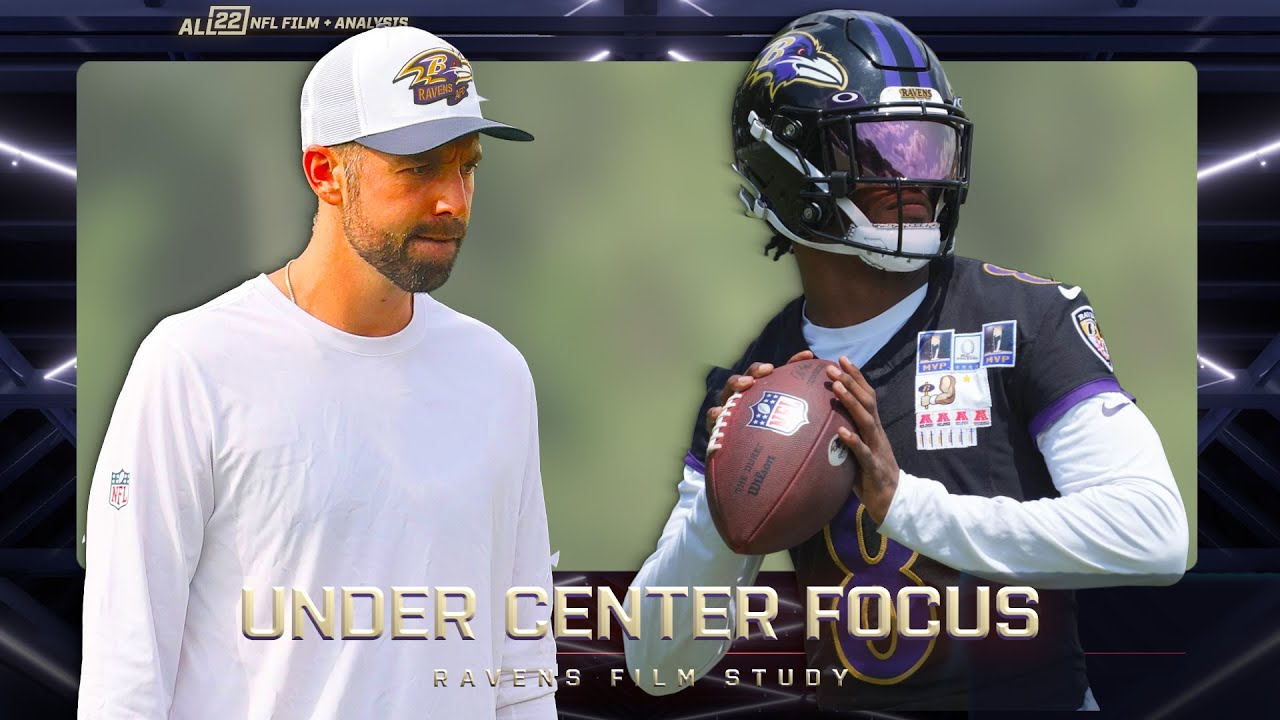 DECLAN DOYLE CAN REDUCE LAMAR JACKSON'S WORKLOAD: THE UNDER CENTER PLAY ACTION GAME #ravens