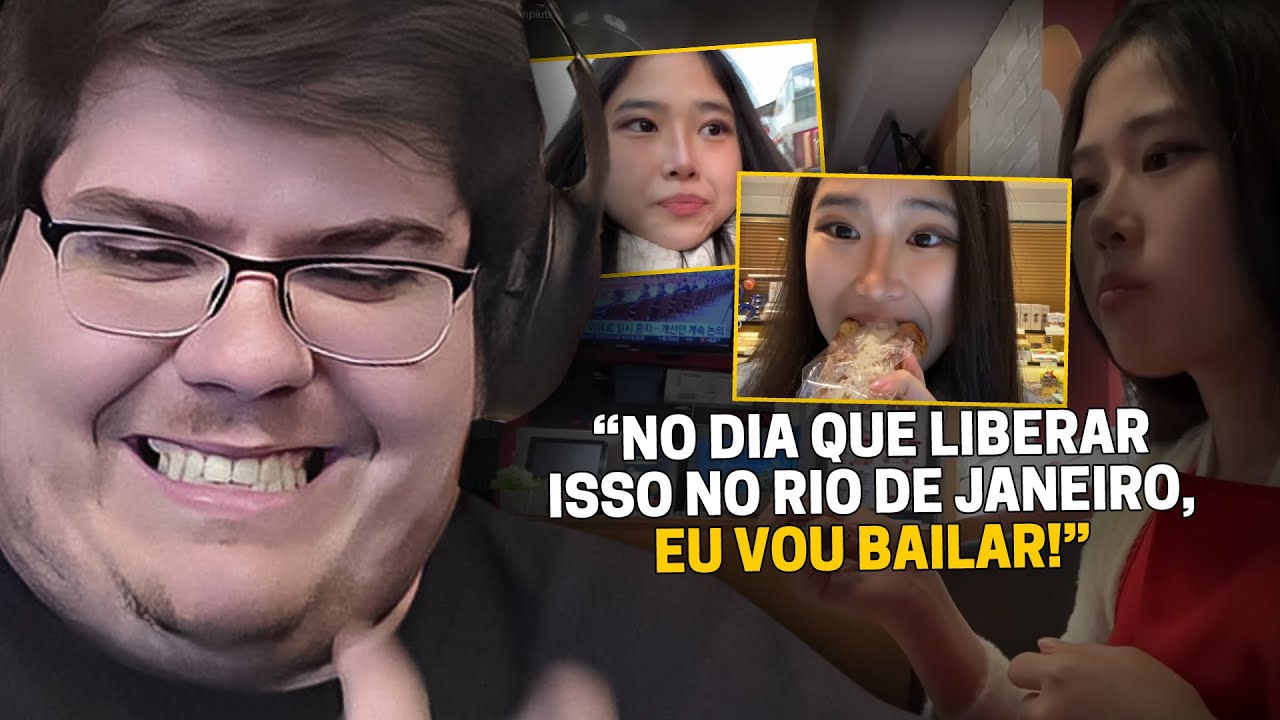 CASIMIRO REAGE: PRISCILA JU PASSEANDO PELA COREIA E COMENDO TUDO! | Cortes do Casimito