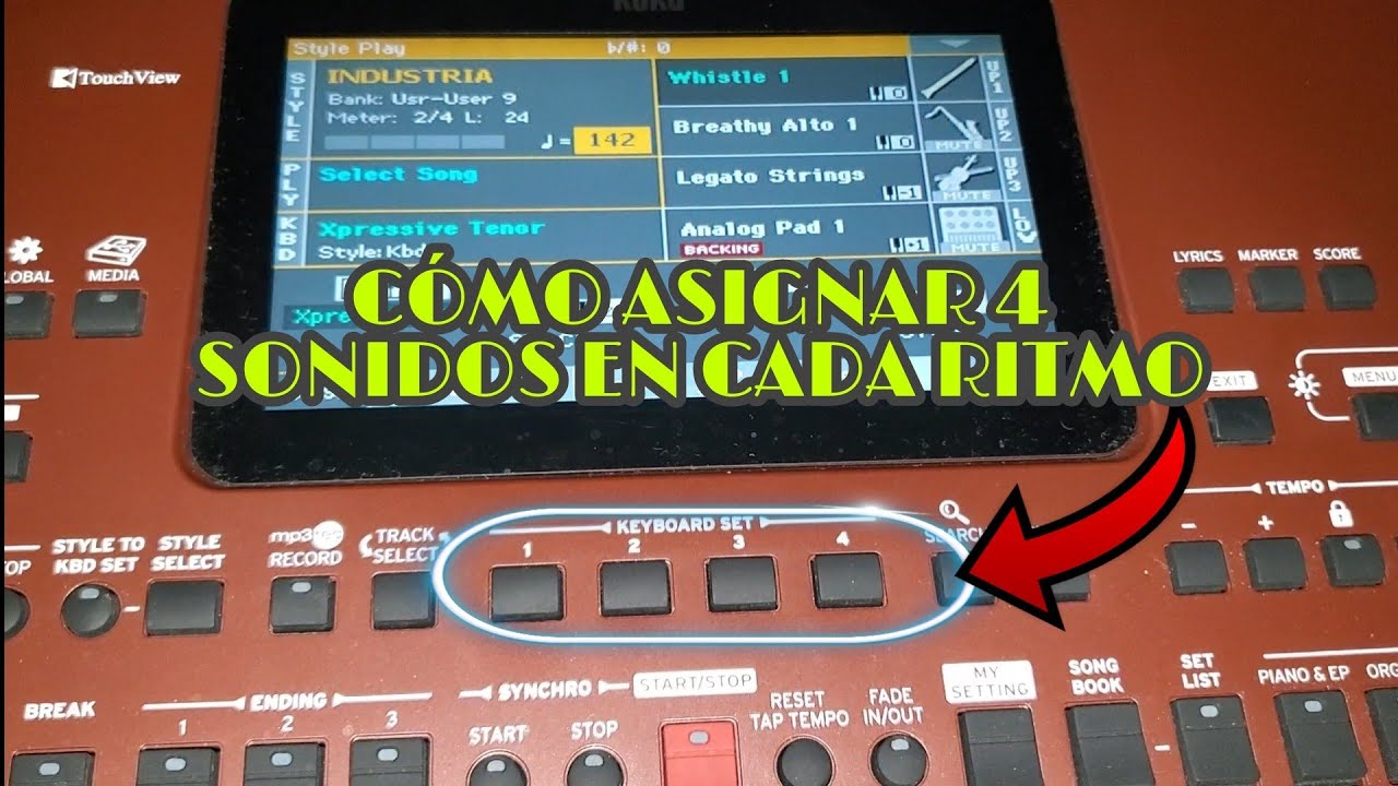 guarda tus SONIDOS favoritos en cada RITMO KORG PA700, PA1000 Y PA4X