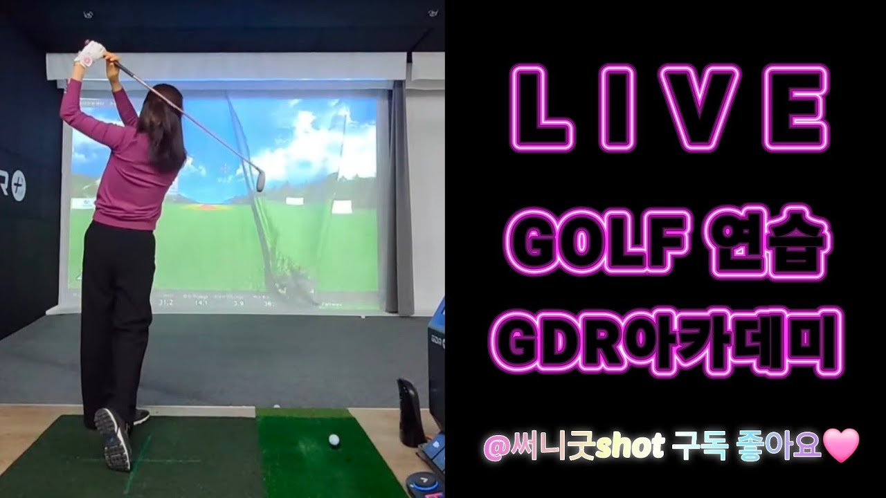 골프연습 골프존 hi 안녕 5일차 GDR연습장 스크린 써니굿샷 #골프 #golf #golfswing #연습 #골프스윙 #드라이버스윙 #아이언스윙 #holeinone #gdr  