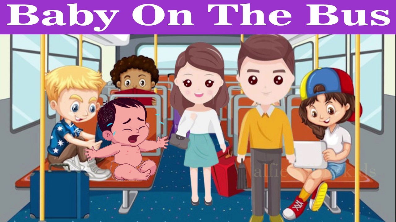 Baby On the Bus |Small Chilrens Rhymes |Kinder Garden New Song|Wheels On The Bus |@AlfieWilfiekids ​