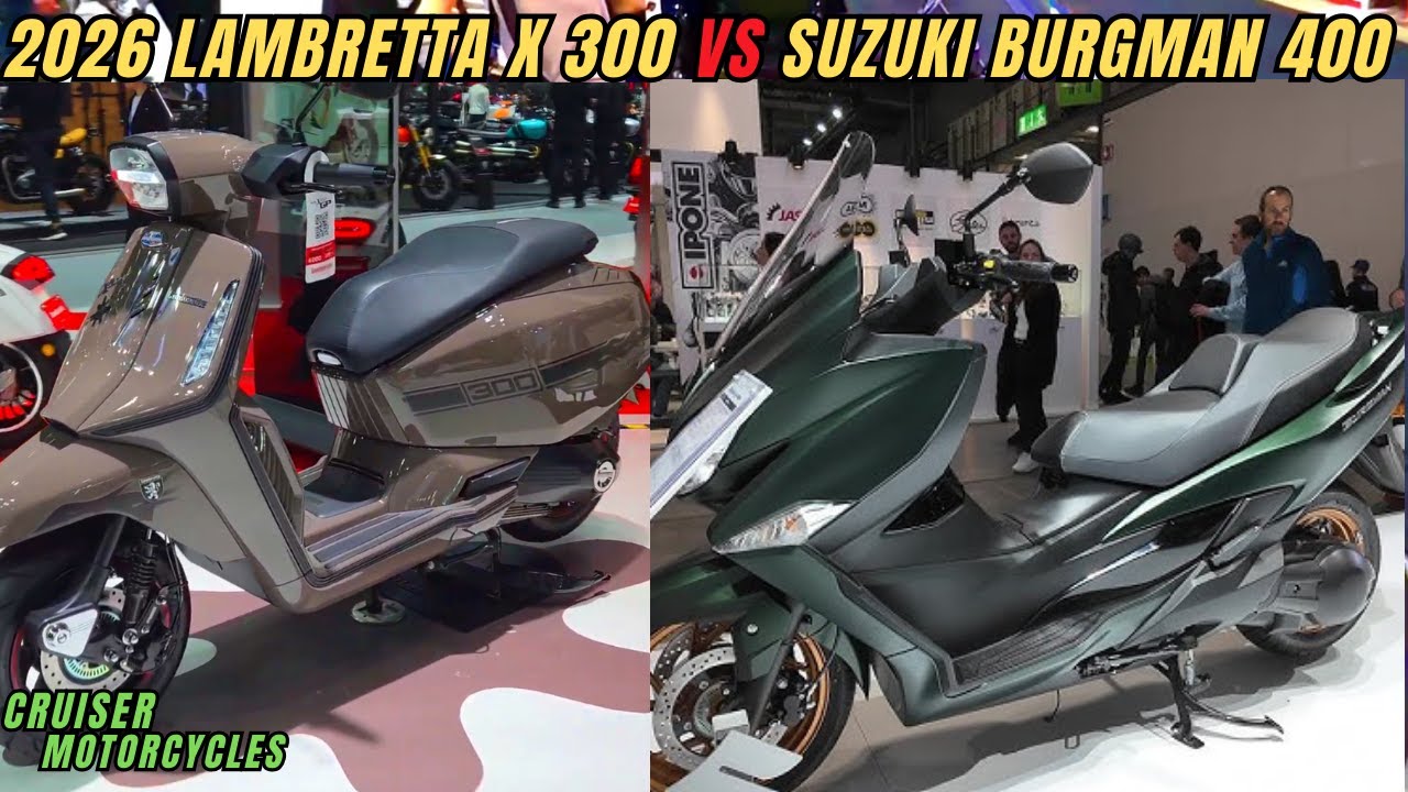 2026 Lambretta X 300 vs Suzuki Burgman 400 – Style ICON or Maxi Scooter KING?!