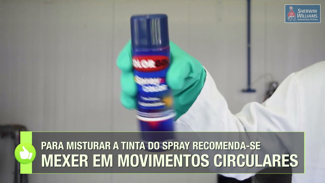 COMO UTILIZAR CORRETAMENTE O SPRAY #SHERWIN-WILLIAMS #DICA #COLORGIN