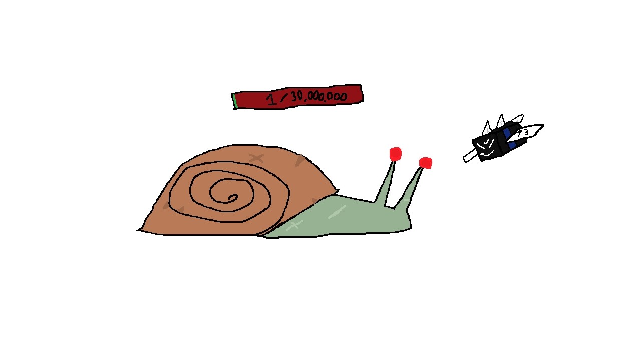 beating the stump snail for the FIRST TIME in bss