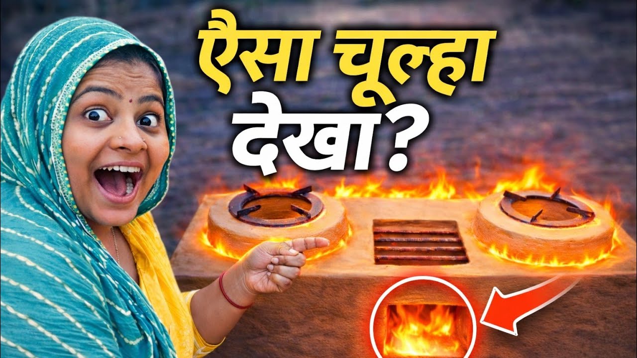 How to make dual clay stove | Mitti ka chulha kaise banaye | Daily Diy 1979