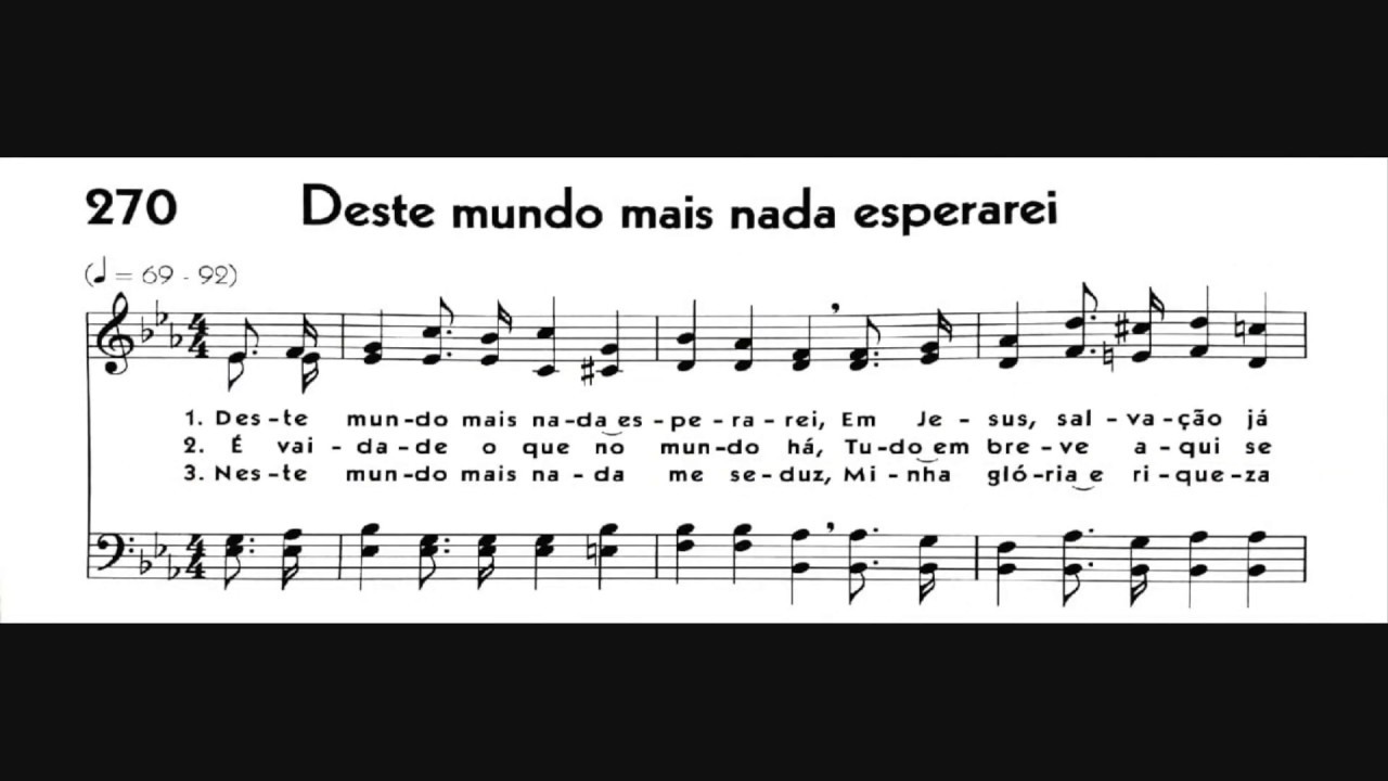 Hinário 5 CCB - Hino 270 - Deste mundo mais nada esperarei - Strings - Teclado Yamaha PSR S670