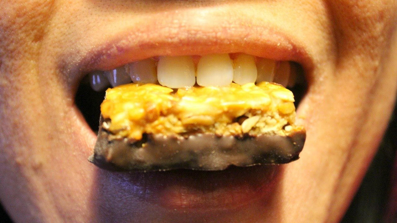 ASMR Eating Danish Granola Bar Nordthy ScorpioAnn