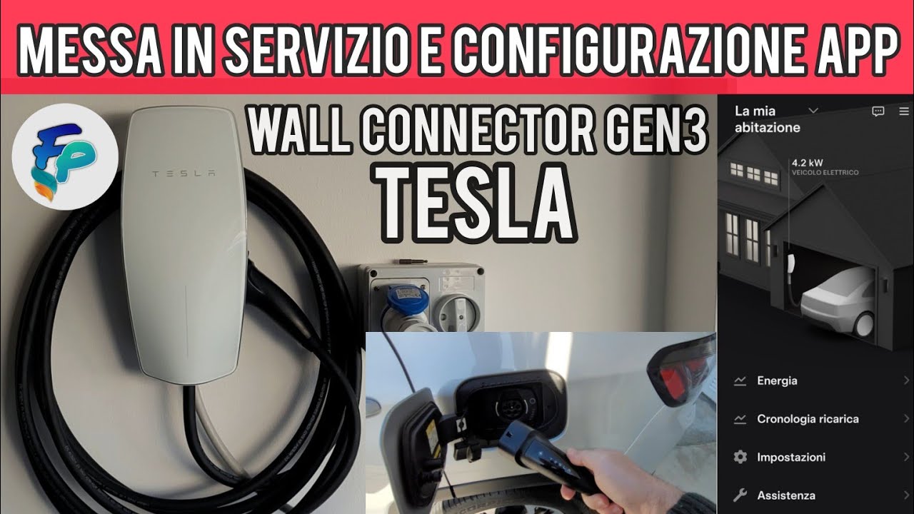 Messa in servizio wallbox Tesla con configurazione App e ricarica su Jeep Compass 4xe