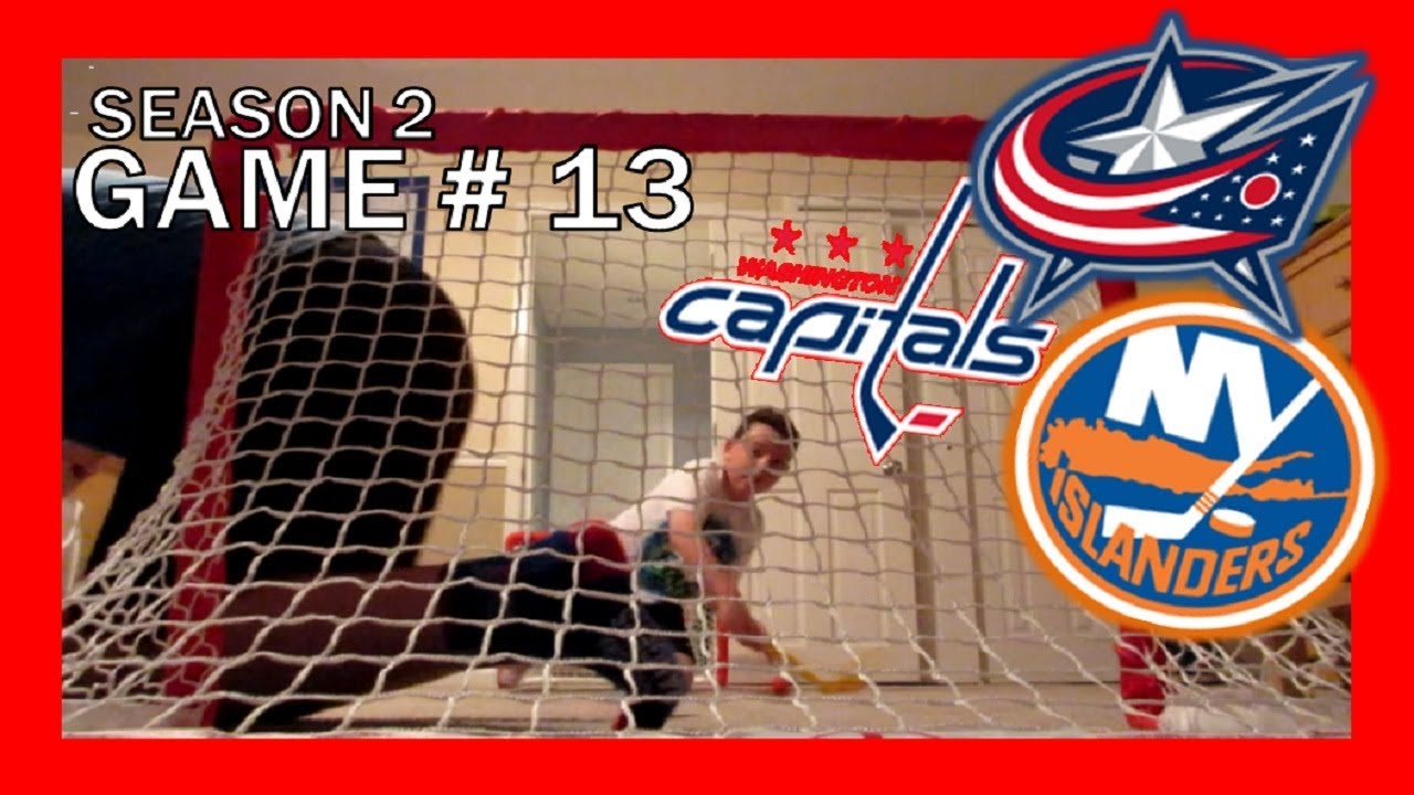 KNEE HOCKEY GAME # 13 - BLUE JACKETS / ISLANDERS / CAPITALS - SEASON 2 - QUINNBOYSTV