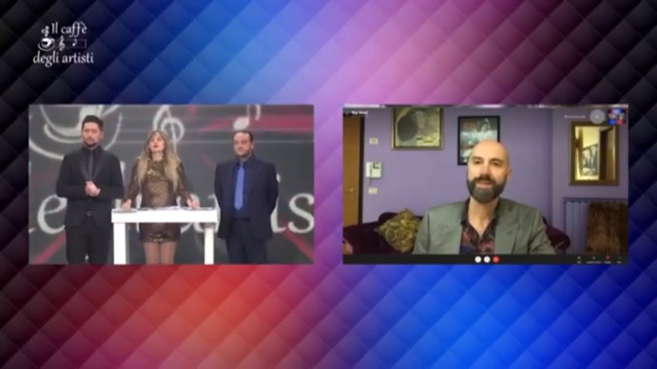 Raimondo Rossi, aka Ray Morrison, at the TV Show of Odeon Tv, National Channel -