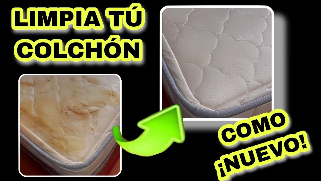 Elimina MANCHAS y MALOS OLORES de tu colchón en 5 minutos.