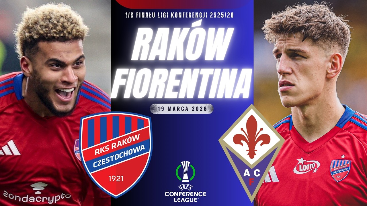 RAKÓW - FIORETINA | 1/4 FINAŁU LIGA KONFERECNJI UEFA KOMENTARZ NA ŻYWO STREAM ONLINE