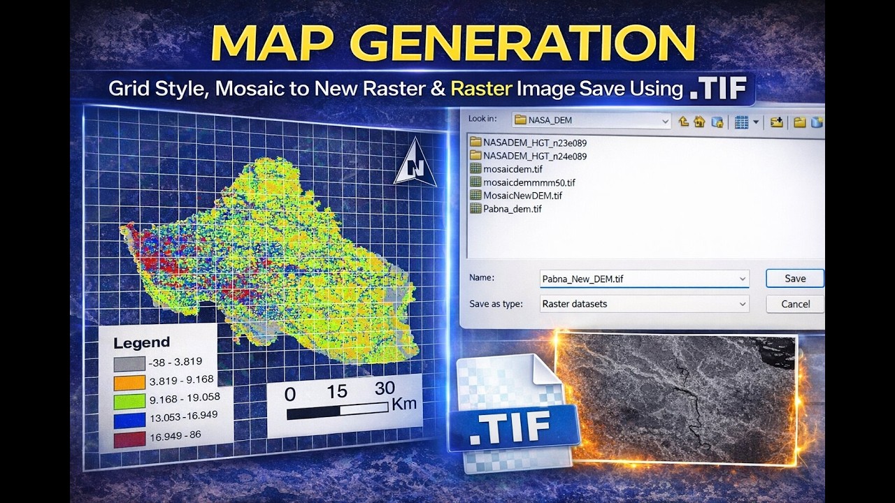 Mosaic to new raster and grid style and Raster data save use tif Some wrong (Our  Lab based)