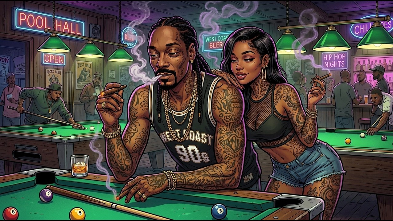 Night Drive Chill Rap — Bluesy Hip-Hop Stoner Vibes and 420 Mood