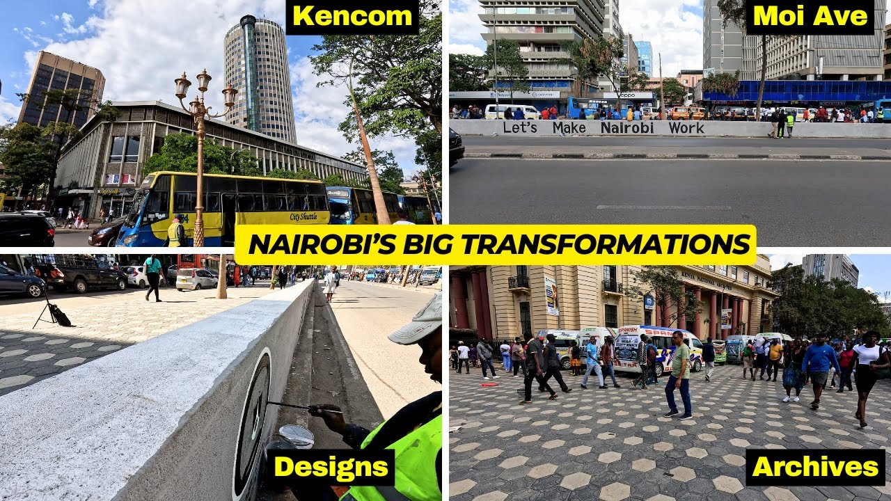 Nairobi KENCOM Has NEW Victorian Street Lights | Moi Avenue Service Ln Updates