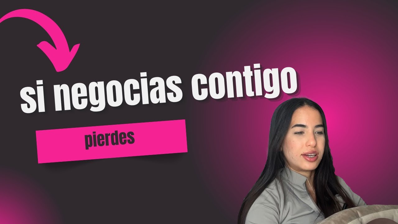 Día 16: Cómo dejar de negociar contigo