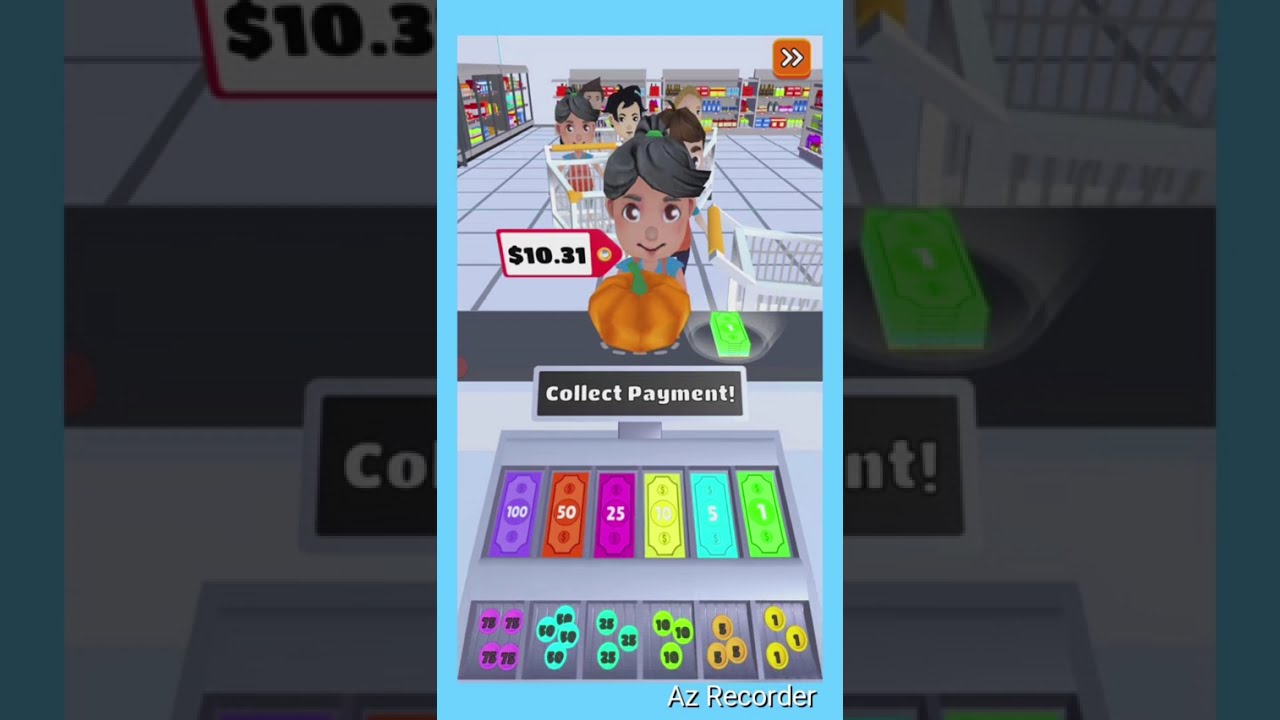 Hypermarket 3D Store Cashier 