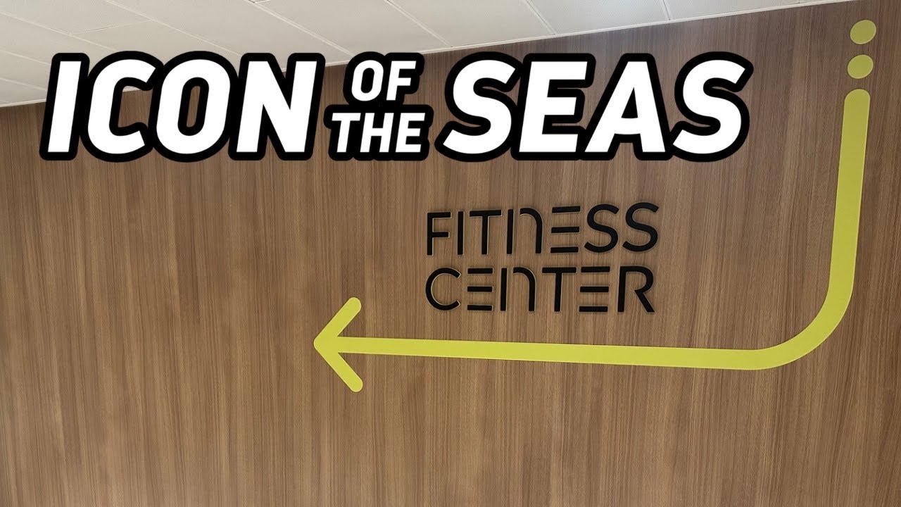 Tour Of The FITNESS CENTER on Royal Caribbean's  ICON OF THE SEAS
