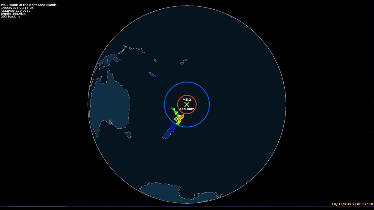 2026-03-14 台灣地震監看記錄 Taiwan Earthquake Monitoring Records (AM)