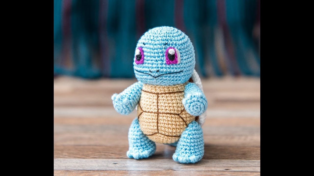Descargar gratis patron pokemon SQUIRTLE - amigurumi
