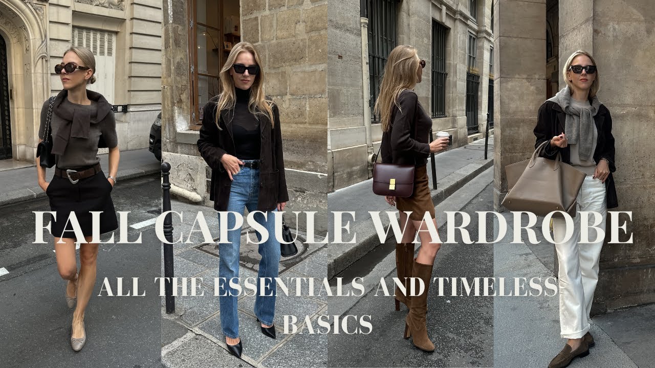 FALL CAPSULE WARDROBE - 15 fall essentials and how I would style them
