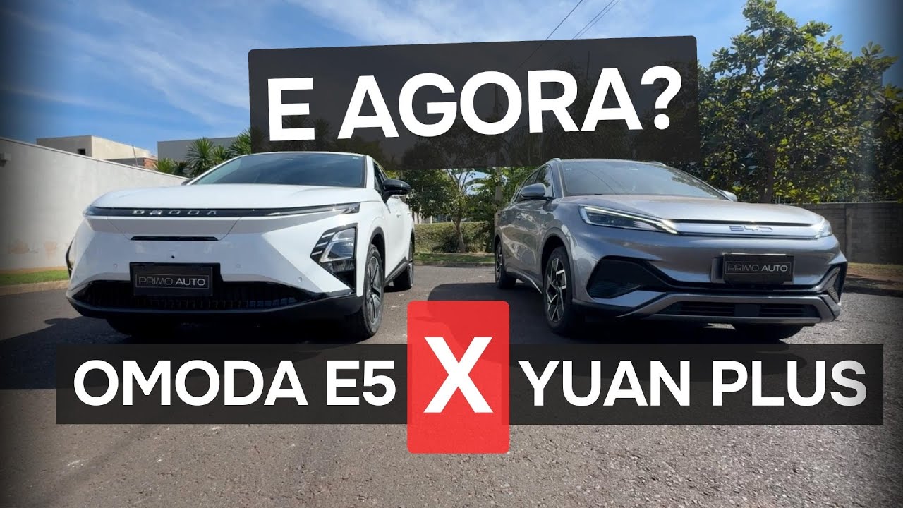 Omoda E5 x Byd Yuan Plus lado a lado! E agora, qual seria SUA escolha?