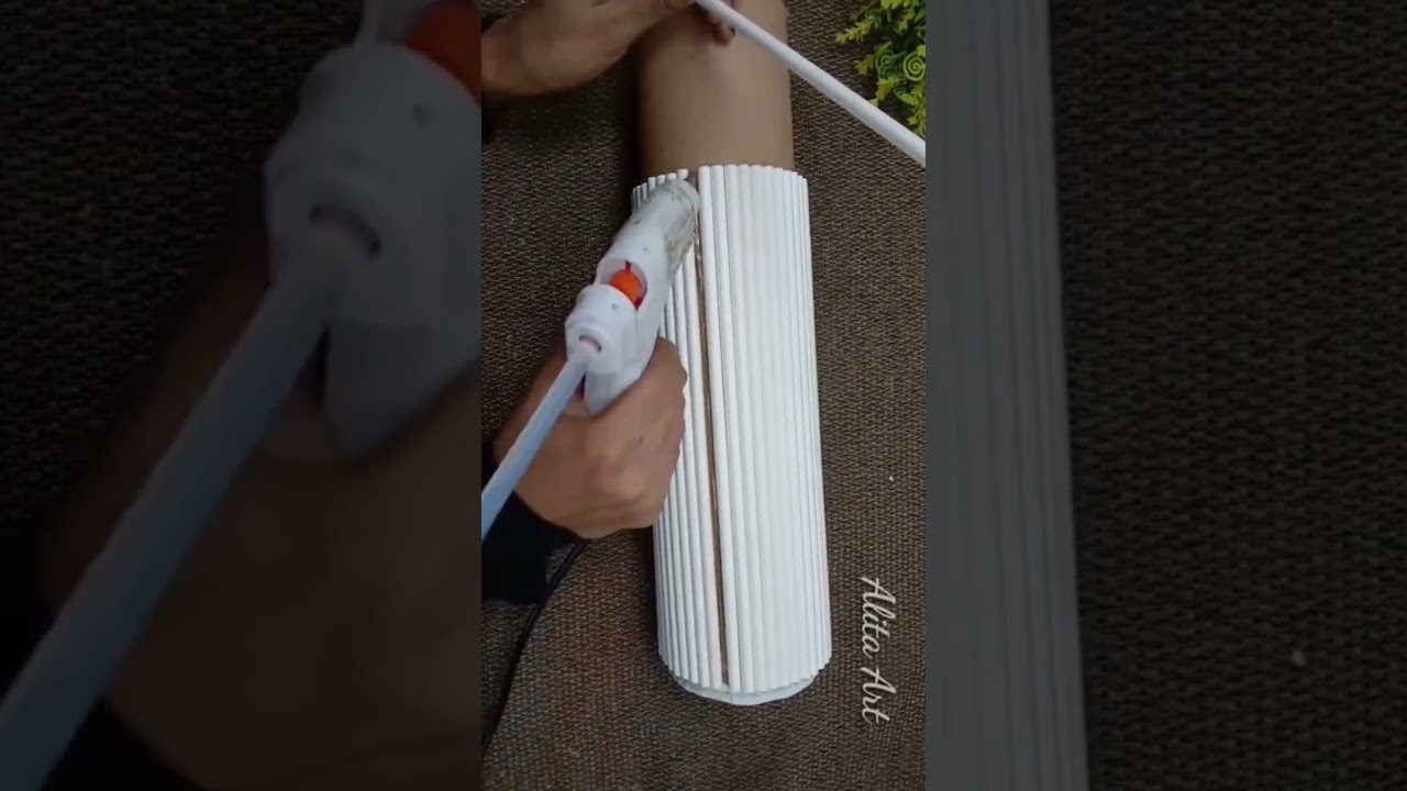 Переработка картонных рулонов с бумажными трубочками ❤️ #сделайсам #декордома