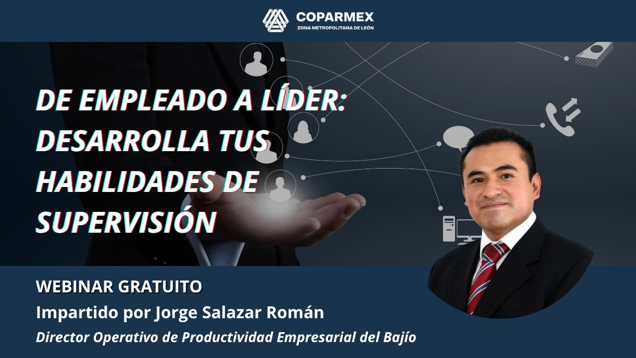Webinar gratuito DE EMPLEADO A LÍDER